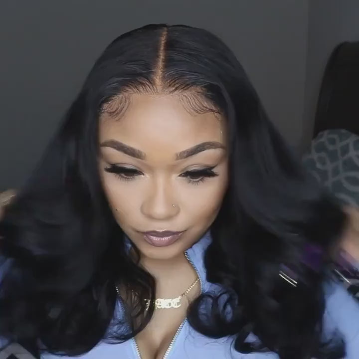 Flash Deal $109.99 14" Body Wave 5x5 Lace Wig Glueless Human Hair Wigs