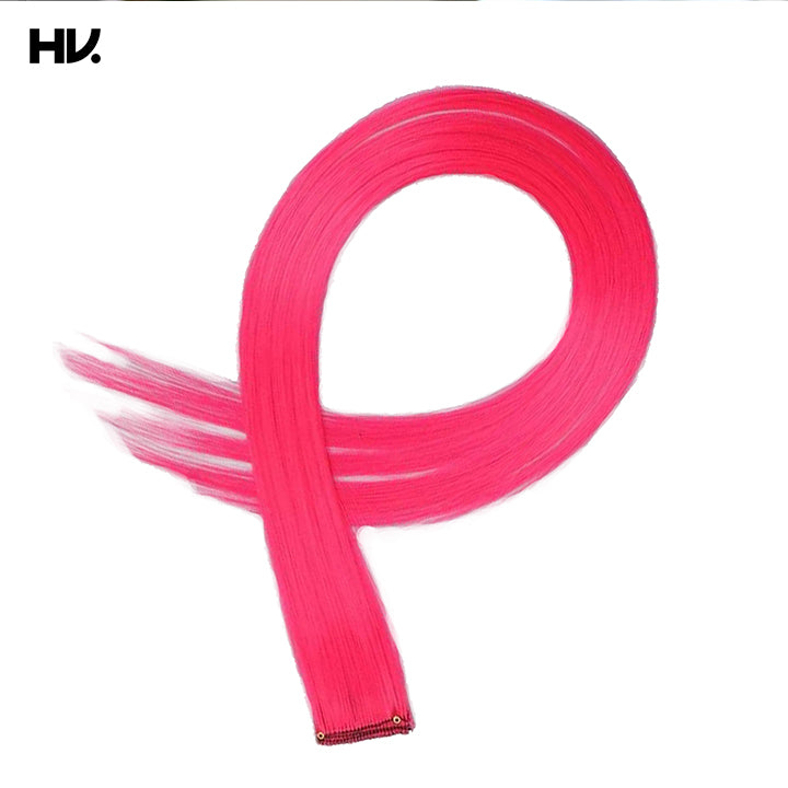 Colorful Clip-in Extension 18 inch Human Hair 2pcs