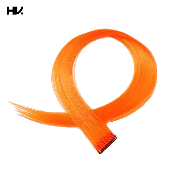 Colorful Clip-in Extension 18 inch Human Hair 2pcs