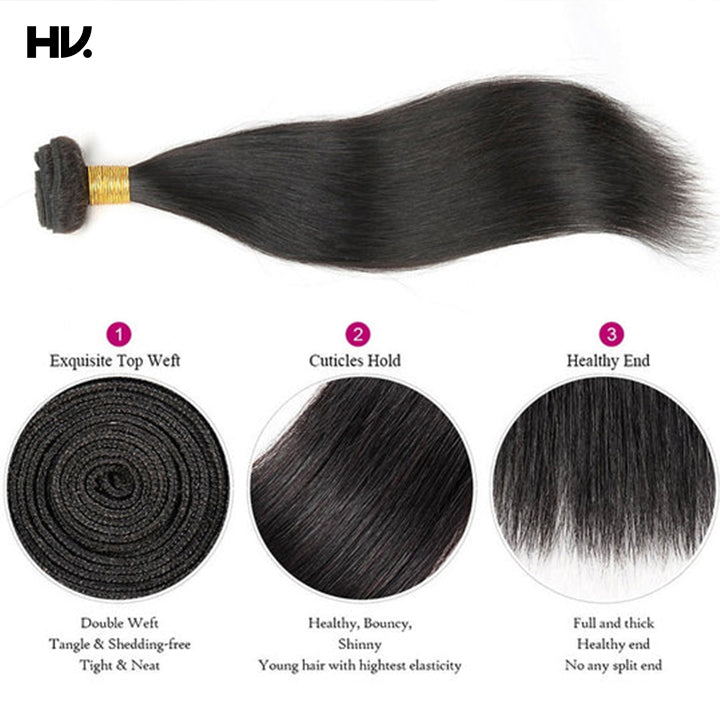 Hair Bundle Natural Black Human Hair