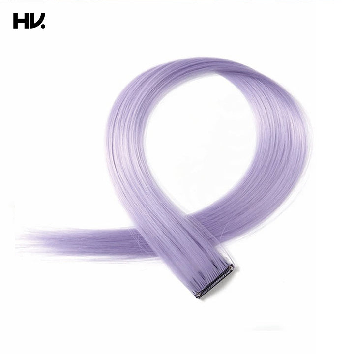 Colorful Clip-in Extension 18 inch Human Hair 2pcs