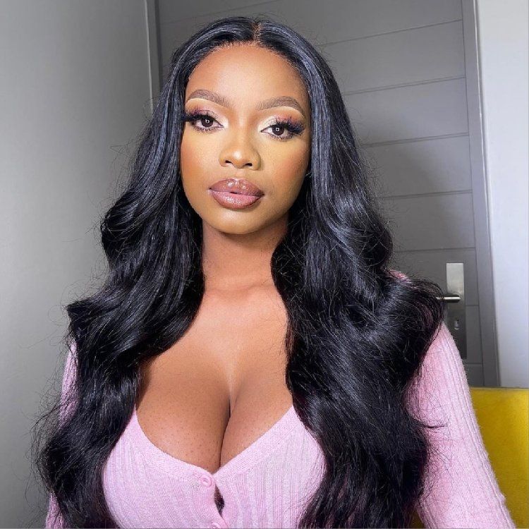 Flash Deal $109.99 14" Body Wave 5x5 Lace Wig Glueless Human Hair Wigs