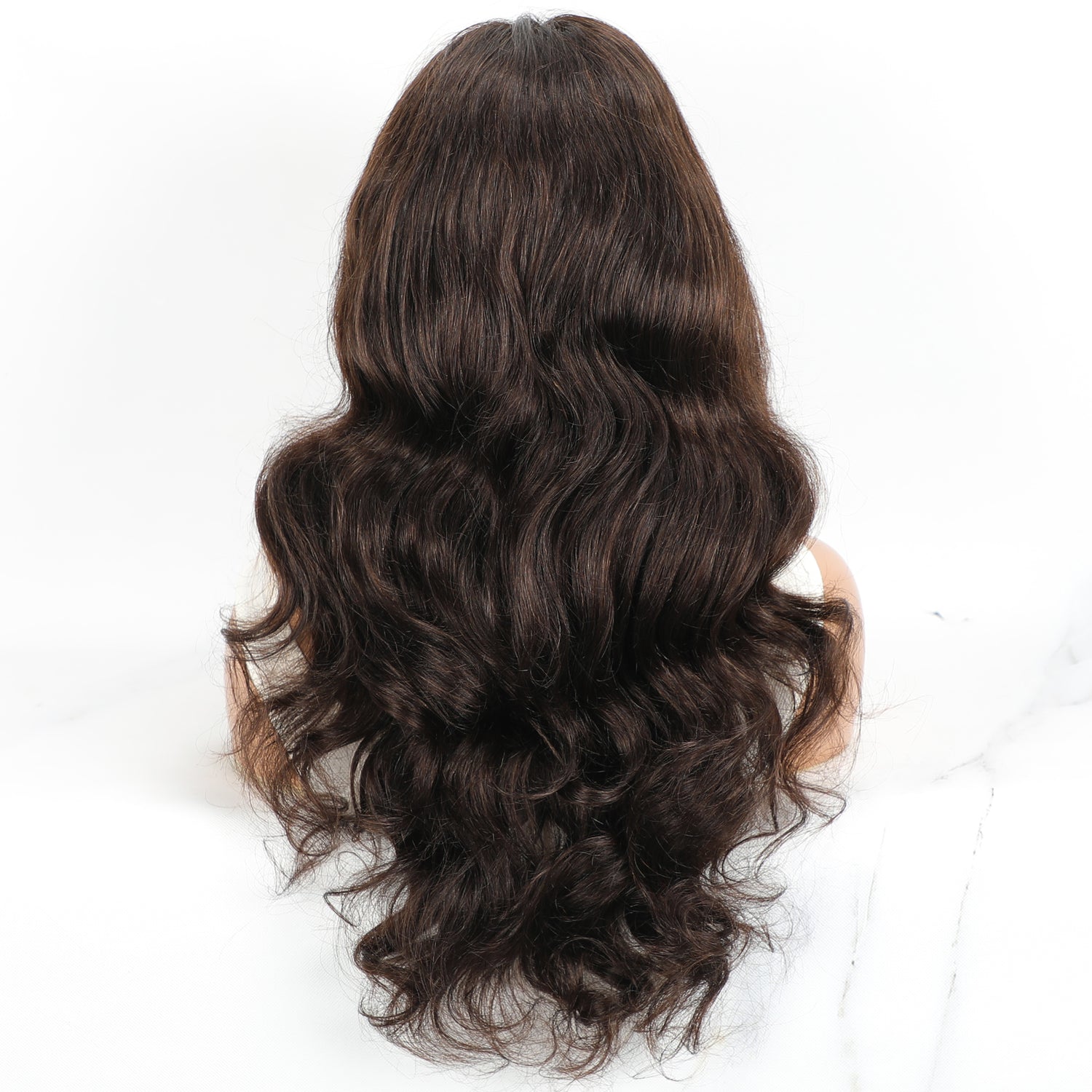 [Lily] Bouncy Body Wave 13x4 Full Frontal Lace 22&quot; Human Hair Wig