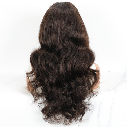 [Lily] Bouncy Body Wave 13x4 Full Frontal Lace 22&quot; Human Hair Wig