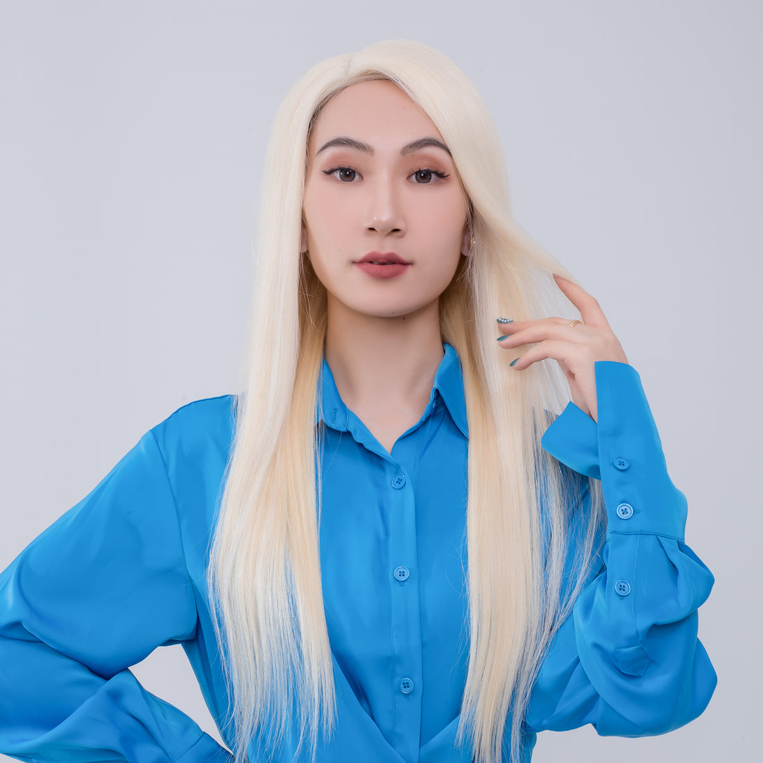 Straight Blonde 13x4 Lace Human Hair Wig [Luna]