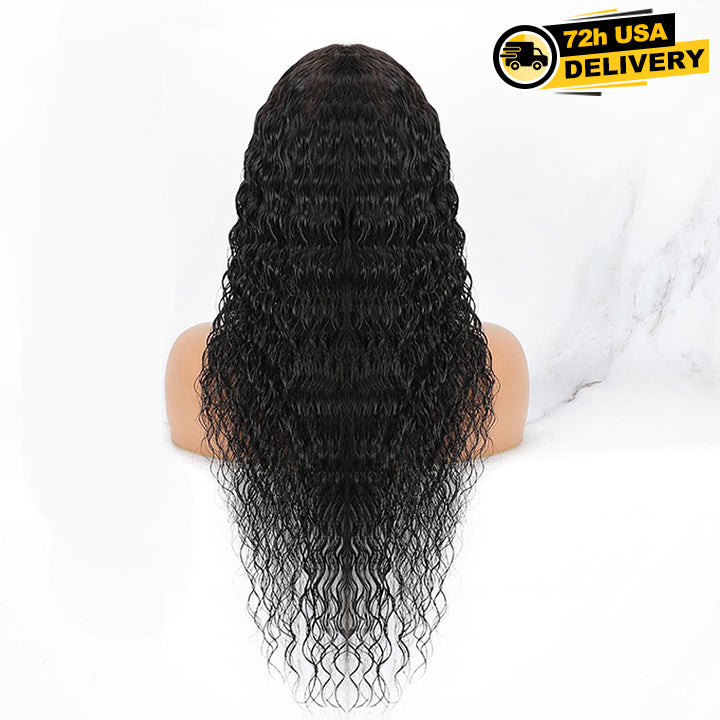 Pre Cut Lace Natural Wave 360 Crystal HD Lace Human Hair Wig [Julia]