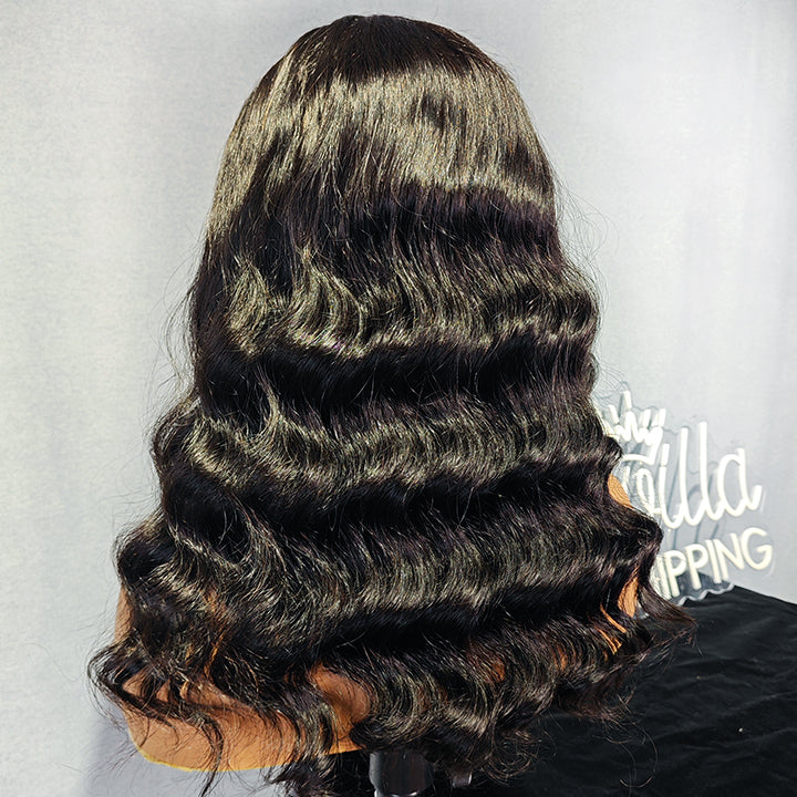 Hairvilla 6x5 HD Lace Pre-Pluck Pre-Cut Pre-Bleached knots Glueless Loose Deep Wave Human Hair Wig [Nana]