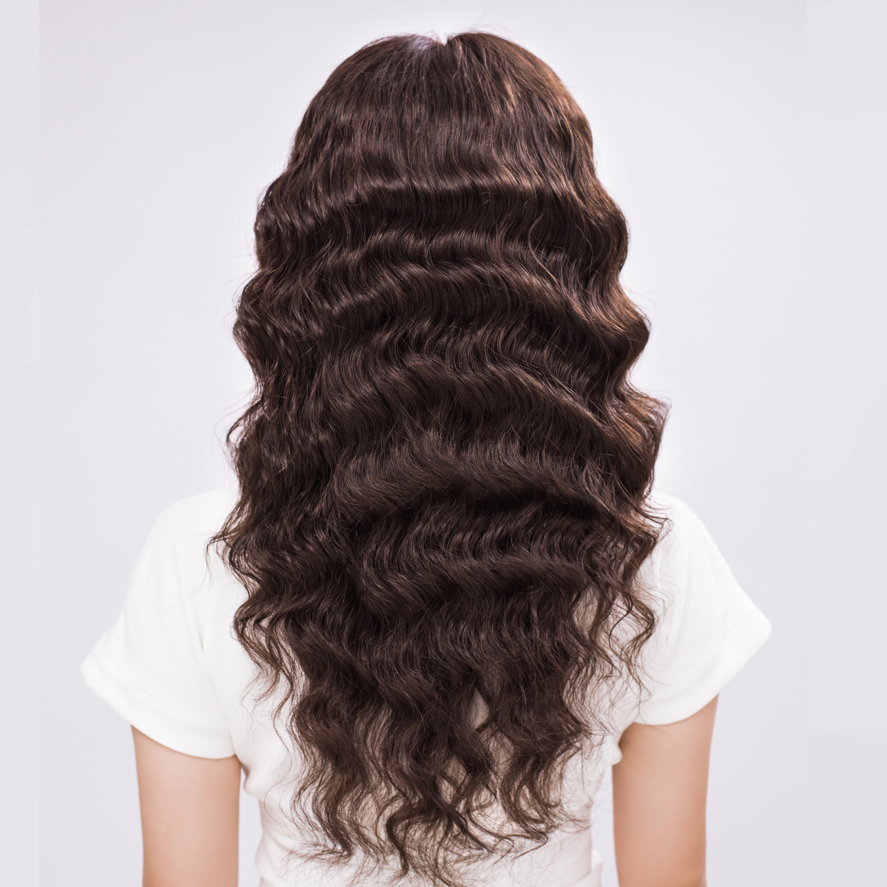 [Gigi] Pre Cut Lace Glueless 360 Crystal HD Lace Loose Deep Wave Human Hair Wig Hairvilla