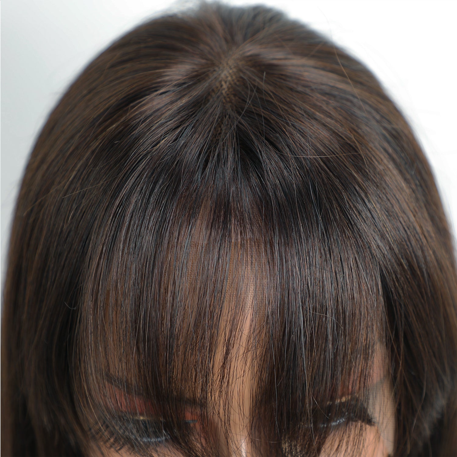 [Susie] Glueless Straight 13x5 Lace Human Hair Wig with Bangs