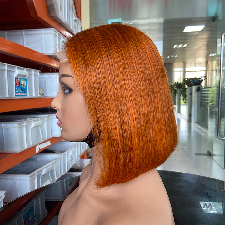 [Saya] Ginger Color 13x4/5x5 Lace Human Hair Wig