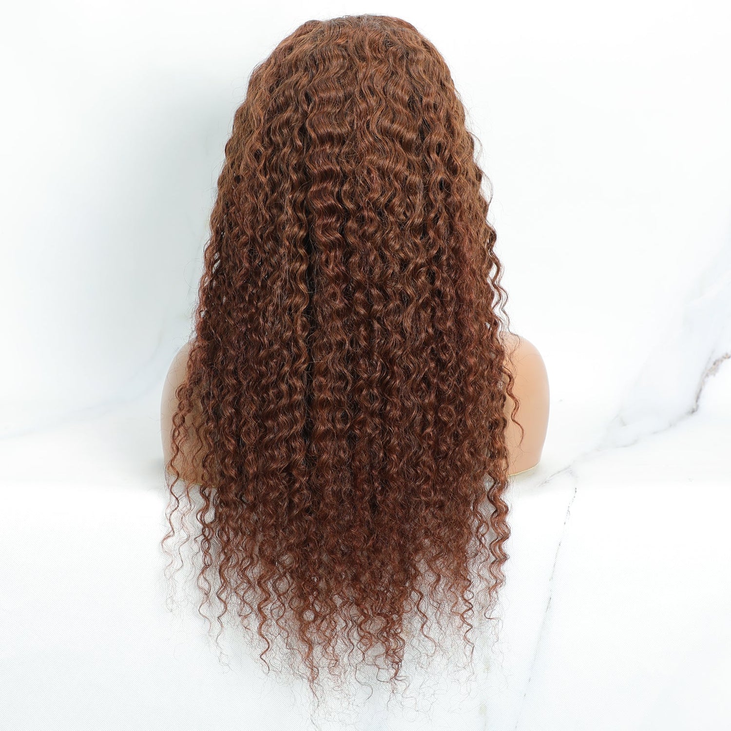 [Sara] Curly 13x4 Lace Caramel Frontal Human Hair Wig