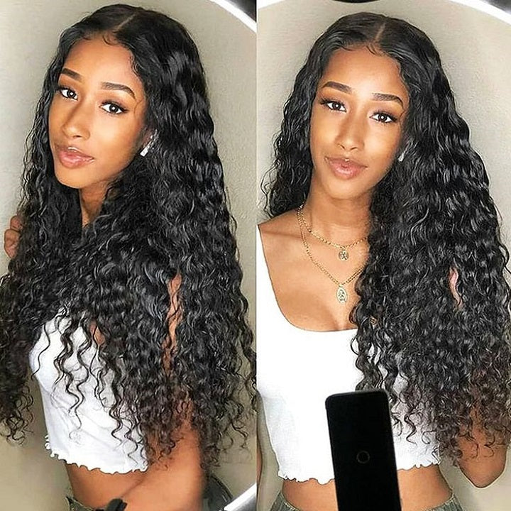 Water Wave 5x5/13x4 Lace Wig Glueless Human Hair Wig HD Lace [Riva]