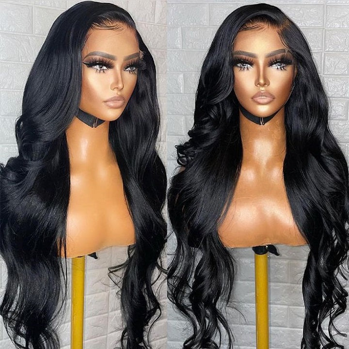 Body Wave Glueless 13x4/4x4 HD Lace Front Wig Natural Hairline Human Hair Wig