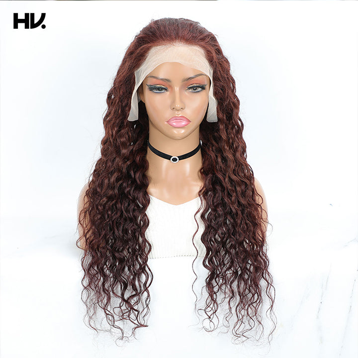 Reddish Brown Water 13x4 Lace Human Hair Wig [Kelly]