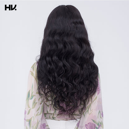 [Renee] Pre Cut Body Wave 5x5 Lace Natural Black Human Hair Wig