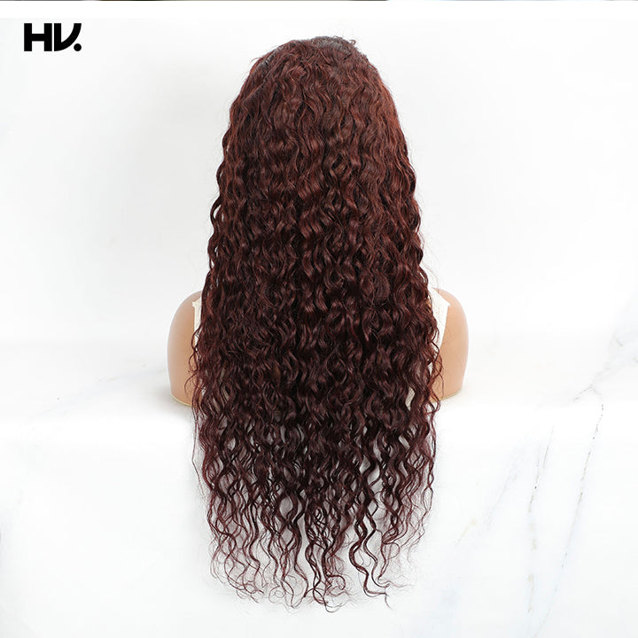 Reddish Brown Water 13x4 Lace Human Hair Wig [Kelly]