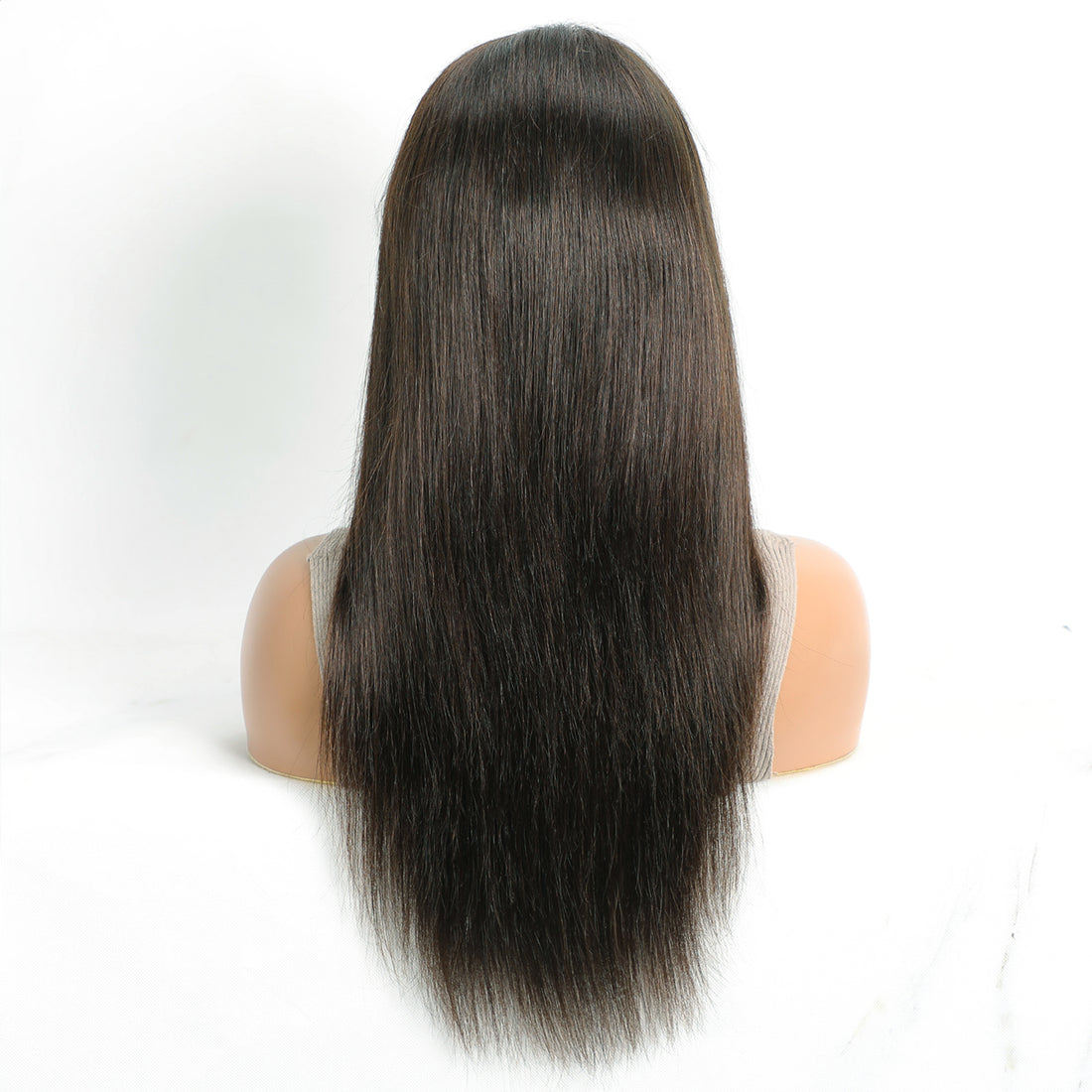 [Susie] Glueless Straight 13x5 Lace Human Hair Wig with Bangs