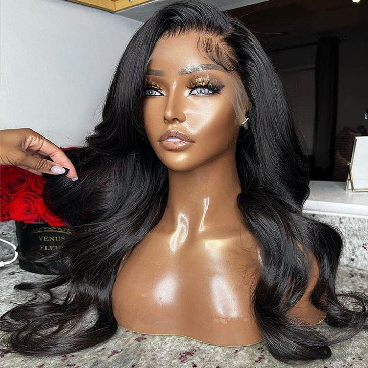 Body Wave Glueless 13x4/4x4 HD Lace Front Wig Natural Hairline Human Hair Wig