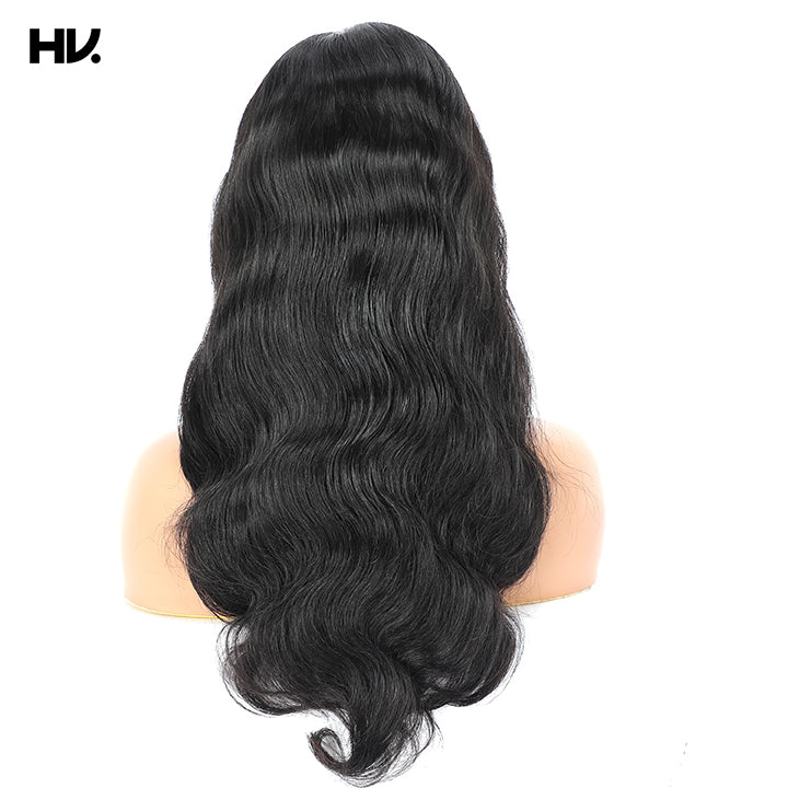 [Renee] Pre Cut Body Wave 5x5 Lace Natural Black Human Hair Wig