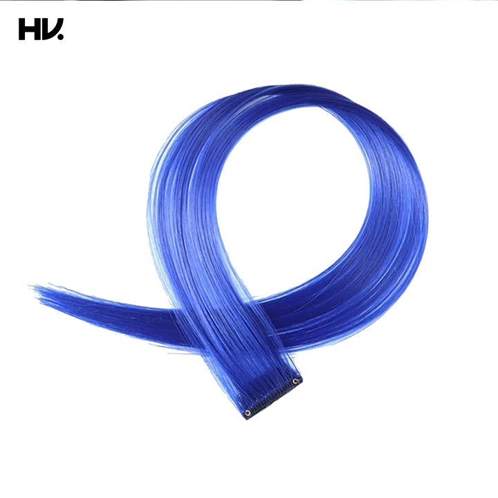 Colorful Clip-in Extension 18 inch Human Hair 2pcs