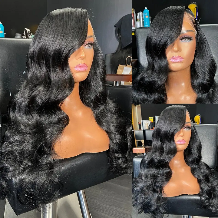 Body Wave Glueless 13x4/4x4 HD Lace Front Wig Natural Hairline Human Hair Wig