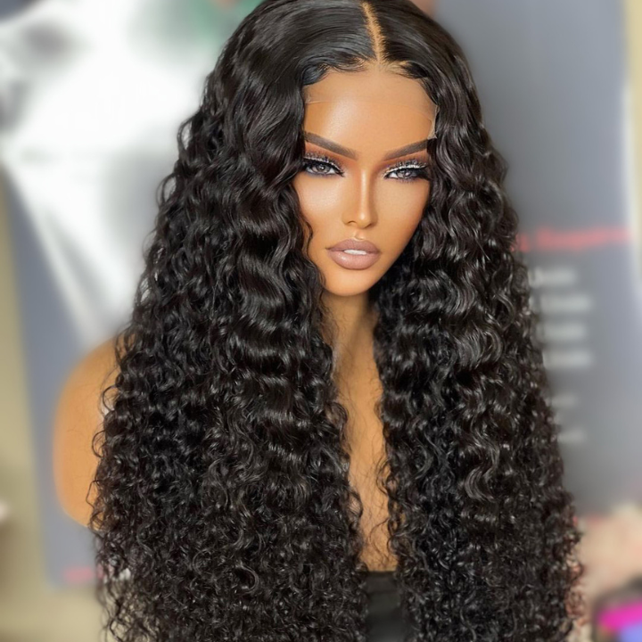 Water Wave 5x5/13x4 Lace Wig Glueless Human Hair Wig HD Lace [Riva]