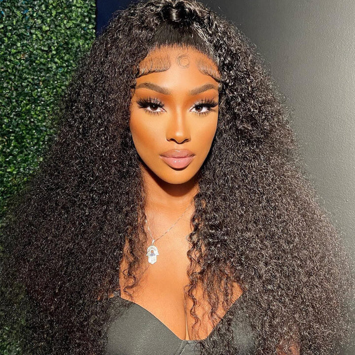 Kinky Curly 4x4/13x4 HD Lace Wig Glueless Human Hair Wig