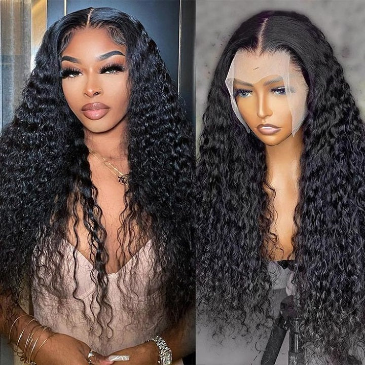 Water Wave 5x5/13x4 Lace Wig Glueless Human Hair Wig HD Lace [Riva]